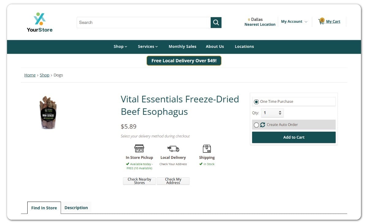 FieldStack eCommerce platform for retail stores