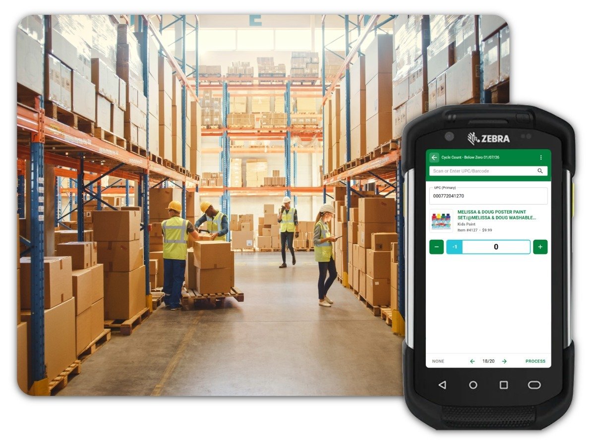 FieldStack Mobile warehouse management system for inventory cycle counts