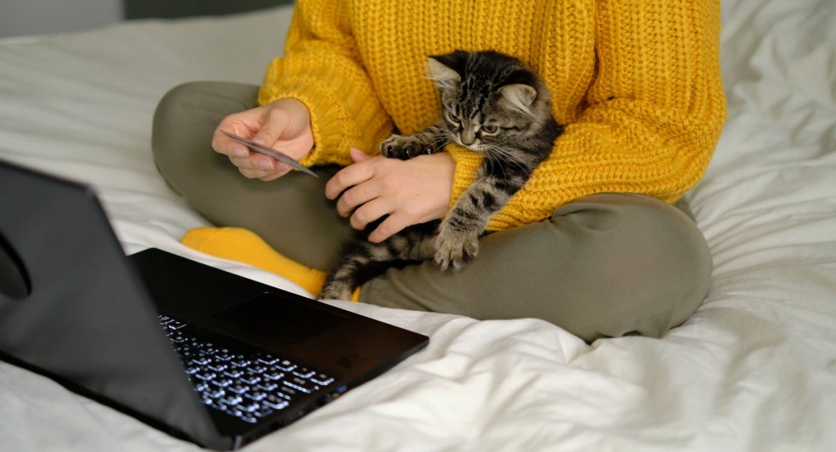 Online shopping for pet food