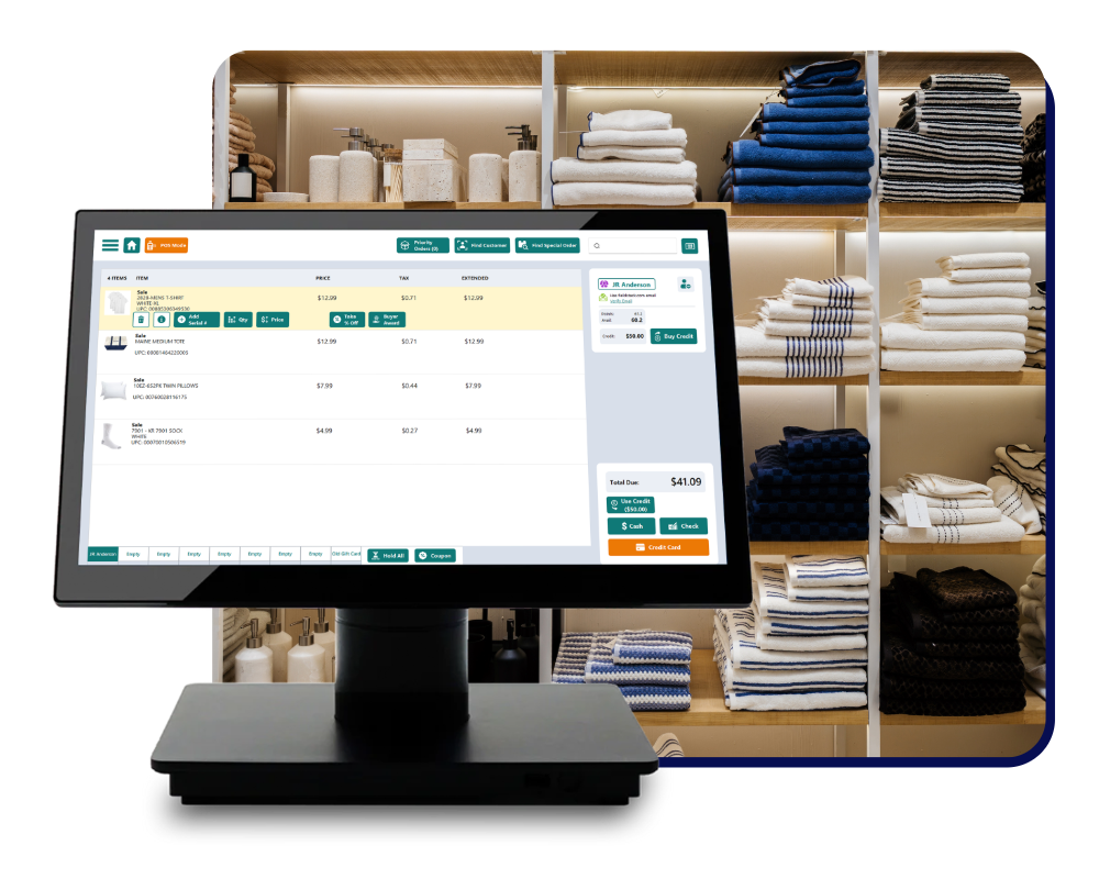 FieldStack Department Store POS System Hero