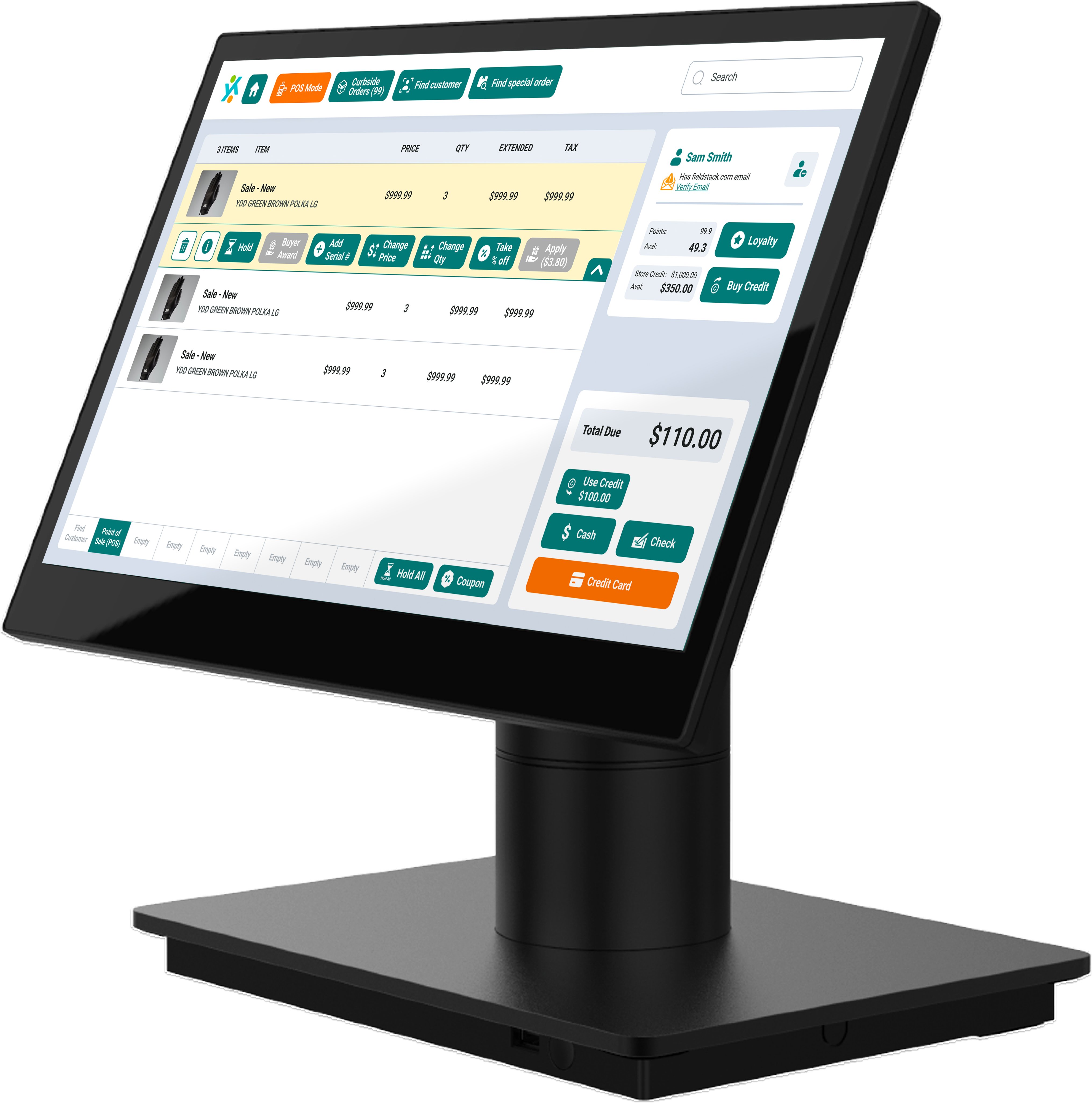 FieldStack POS Interface