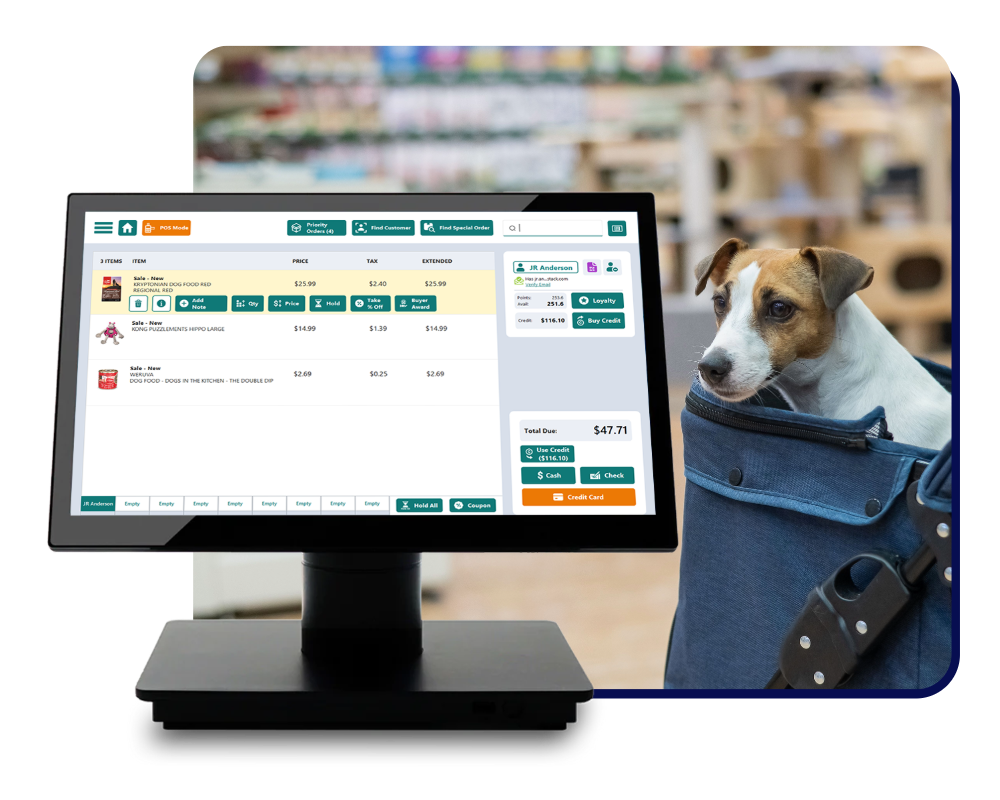 FieldStack Pet Store POS System Hero