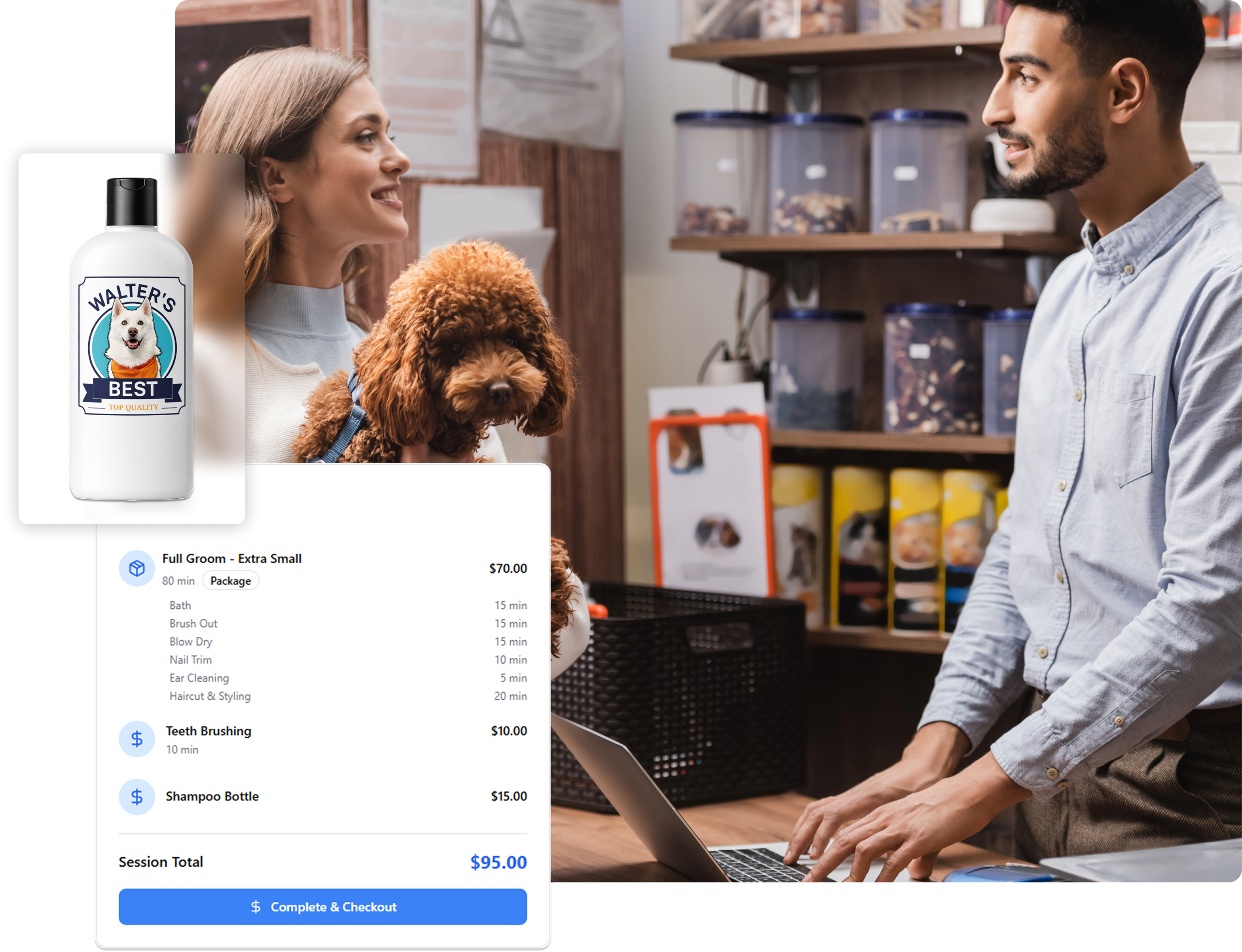 PetStack Services Hub service point-of-sale